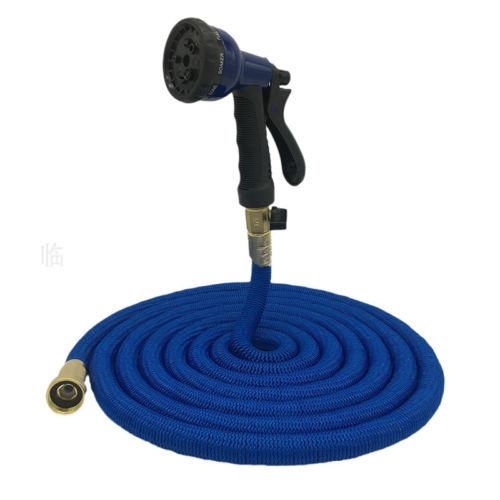 75 FT Heavy Duty Magic Expanding Flexible Expandable Garden Water Hose Pipe Spray Gun 4692 A W25