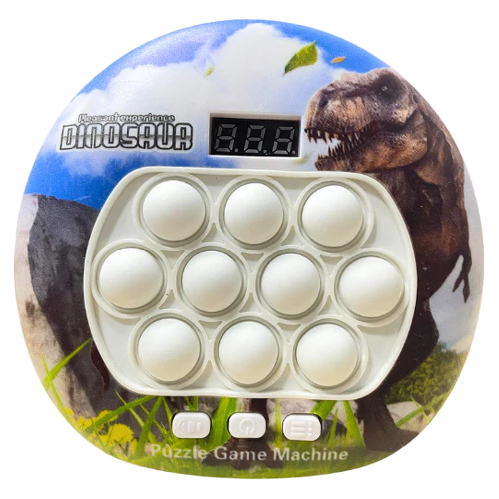 Dinosaur Style Quick Pop Push Electric Handheld Game - 4 Designs