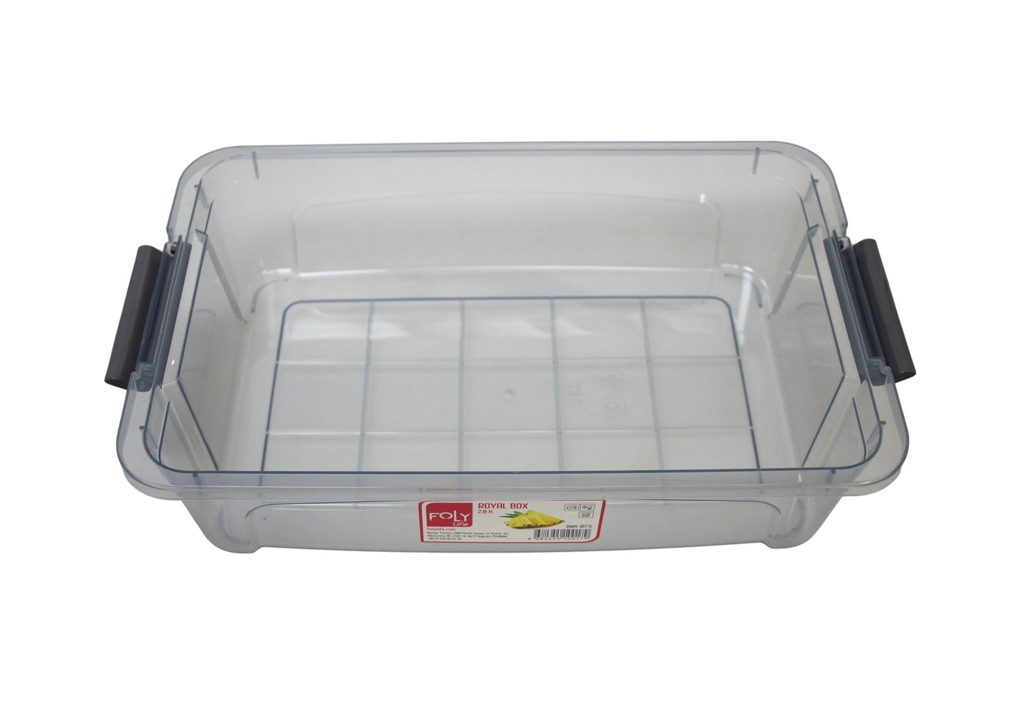 Poli Rectangle Food Storage Container Box 2.8 Litre 30cm x 7cm BNM0179