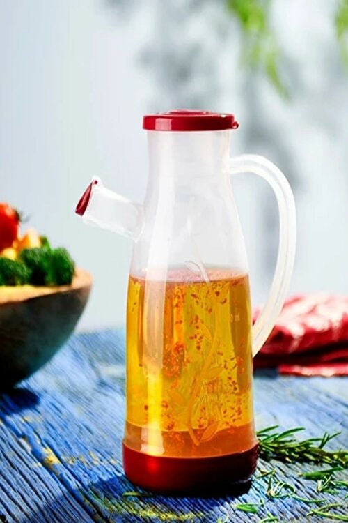 Foly Life Plastic Olive Oil Bottle with Measurements 700ml Assorted Colours BNM0193