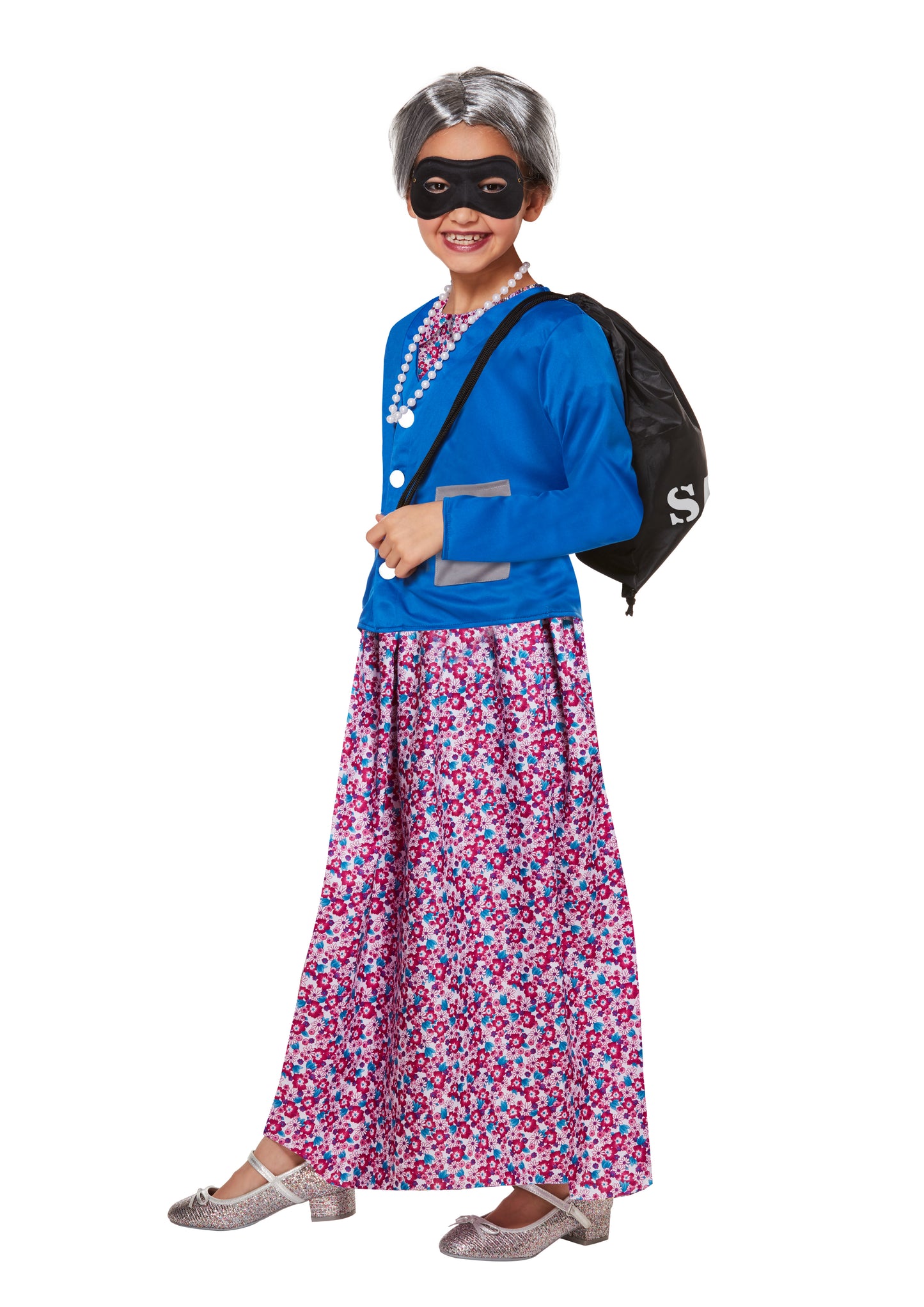 Gangsta Granny Kids Fancy Dress Costume