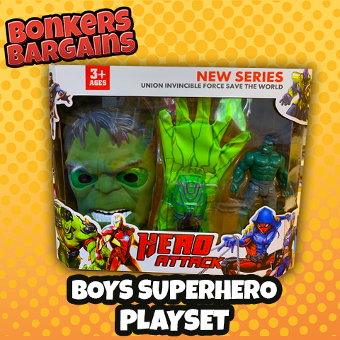 Superhero Play Set - Hulk