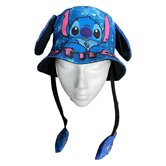 Stitch Style Moving Ears Pump Sun Hat Outdoor Summer Bucket Hat