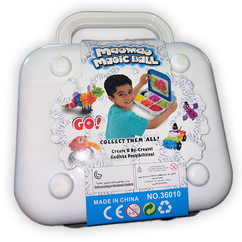 Bunchems Style Magic Balls 150 Piece Mega Pack in Carry Case Easel