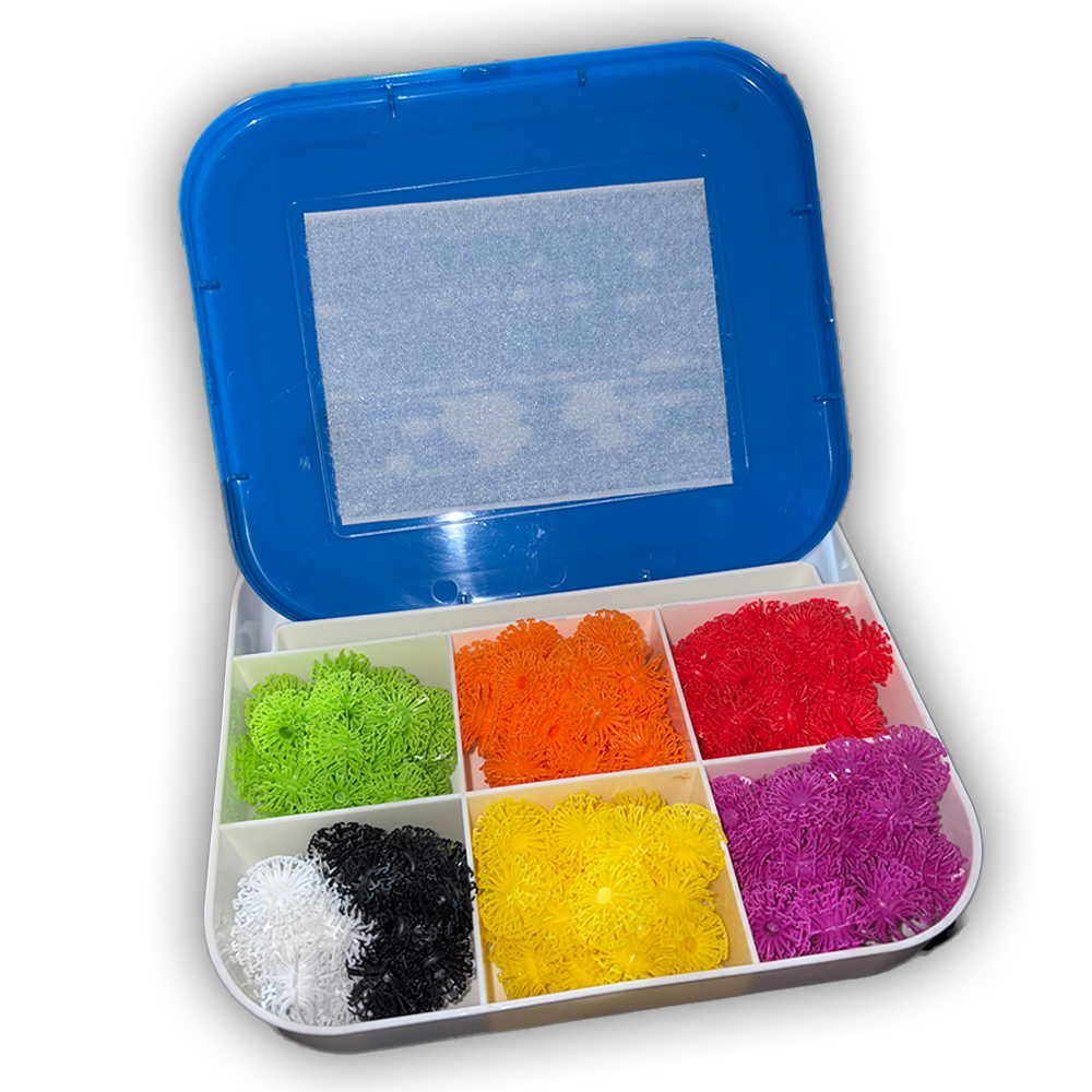 Bunchems Style Magic Balls 150 Piece Mega Pack in Carry Case Easel