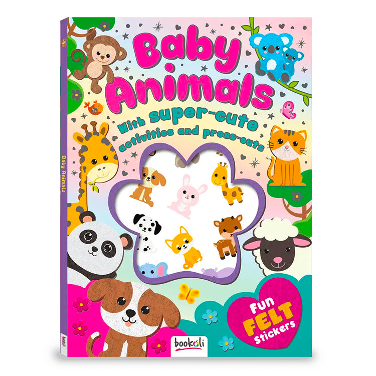 Cute Baby Animals Activity Book