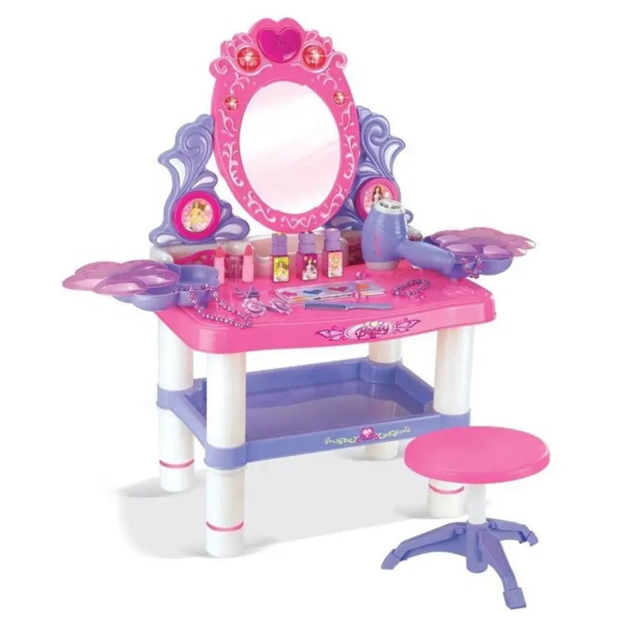 Kids Beauty Makeup Dressing Table with Accessories