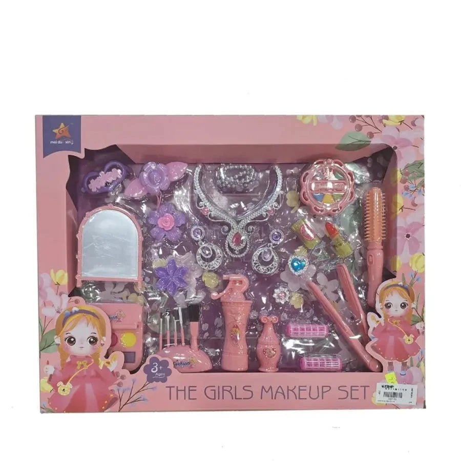 Make Up Makeover Pretend Play Set– Perfect Gift for Girls