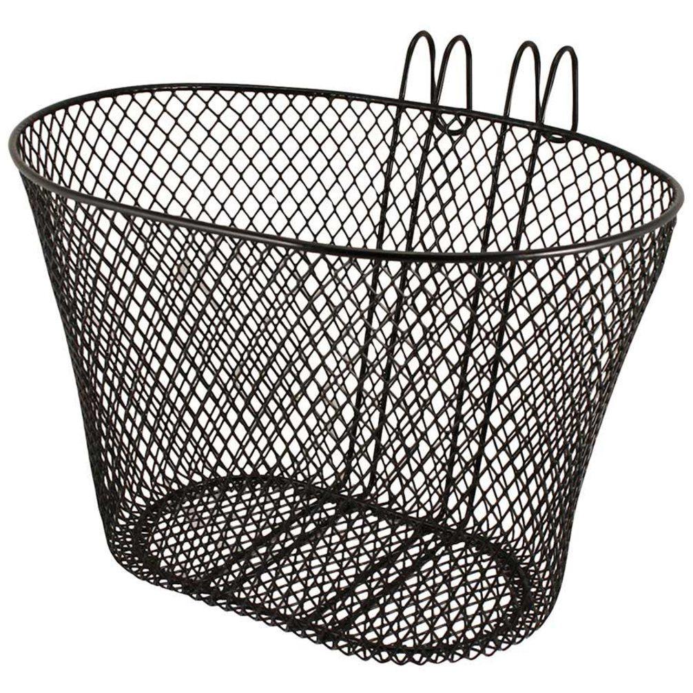 Metal Bicycle Bike Basket Black 22 x 26 cm 1992 A