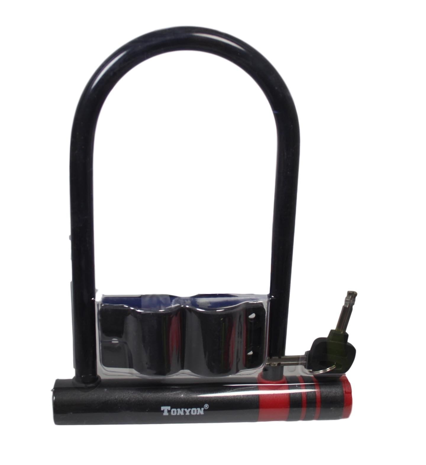 Multifunction Bike Lock Heavy Duty Multipurpose Use Black Bike Lock 195Mm X 245Mm