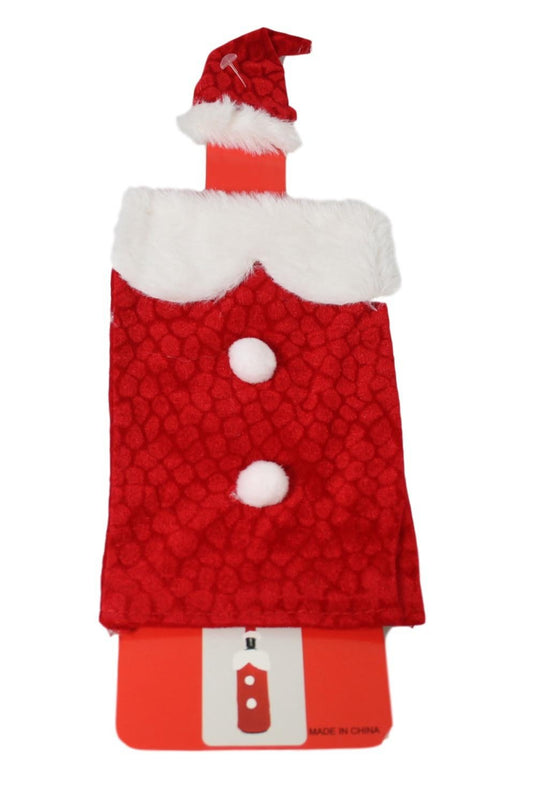 Christmas Santa Wine Bottle Cover 18 x 11.5 cm 5456