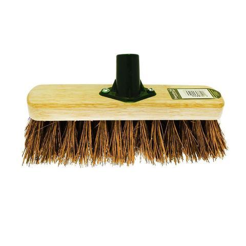 12" Hard Bassine Garden Wooden Broom Brush Head Bhp290B1