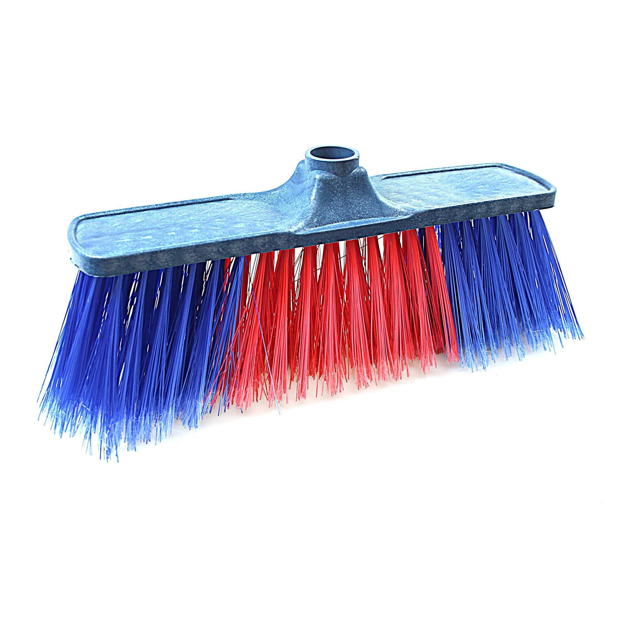 Plastic Bristle Cleaning Brush Head Two Tone Assorted Colours