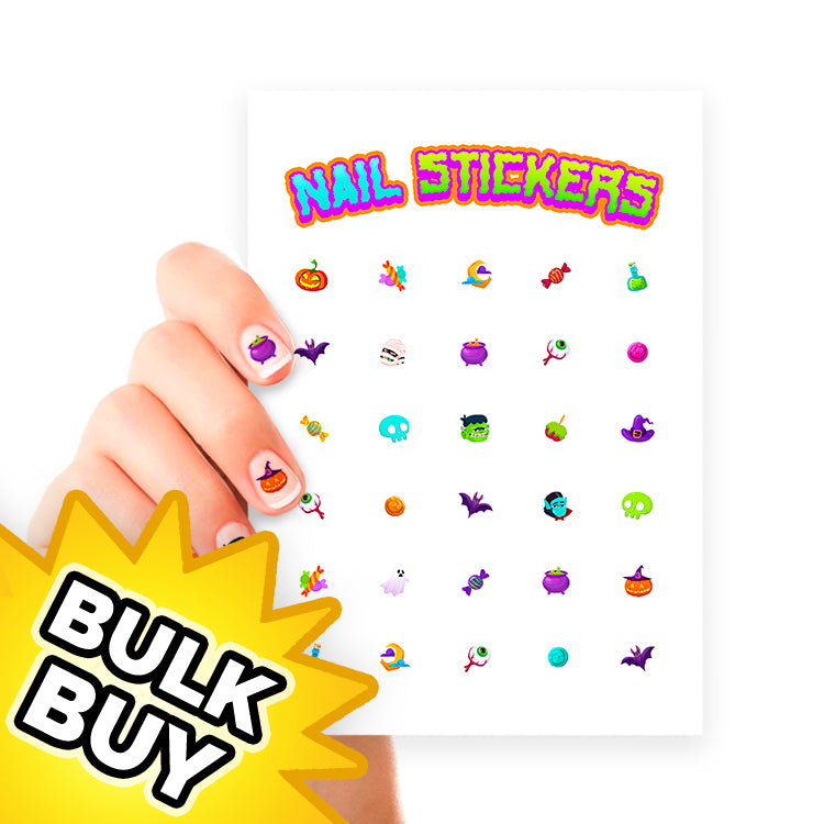Halloween Nail Art Sticker Sheet x 24 ( BULK BUY )