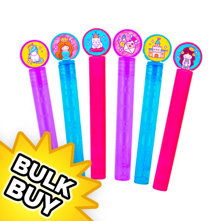 Princess Bubble Tubes x 72 ( BULK BUY )