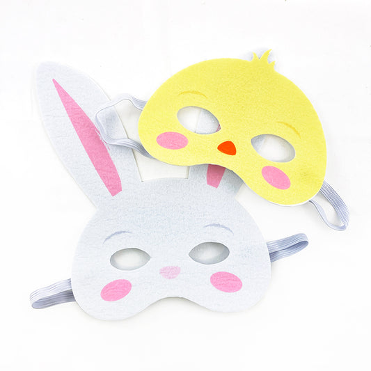 Cute Easter Felt Masks 2 Pack
