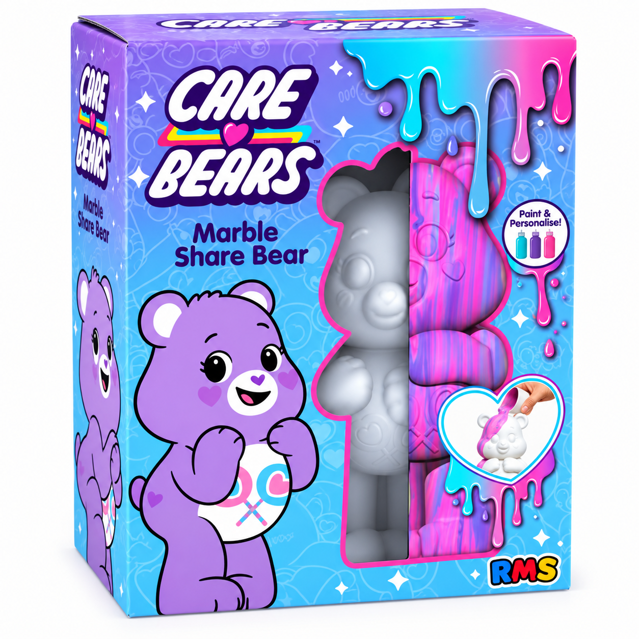 Care Bears Marble Paint Pouring Craft Kit - 3 to Collect