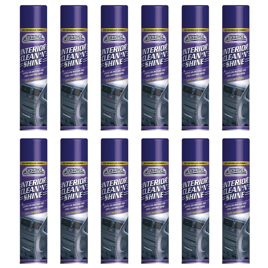 Car Pride Interior Clean 'n' Shine 300ml - 12 Pack