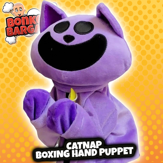 Catnap Boxing Hand Puppet with Moveable Arms by Finger Trigger Button