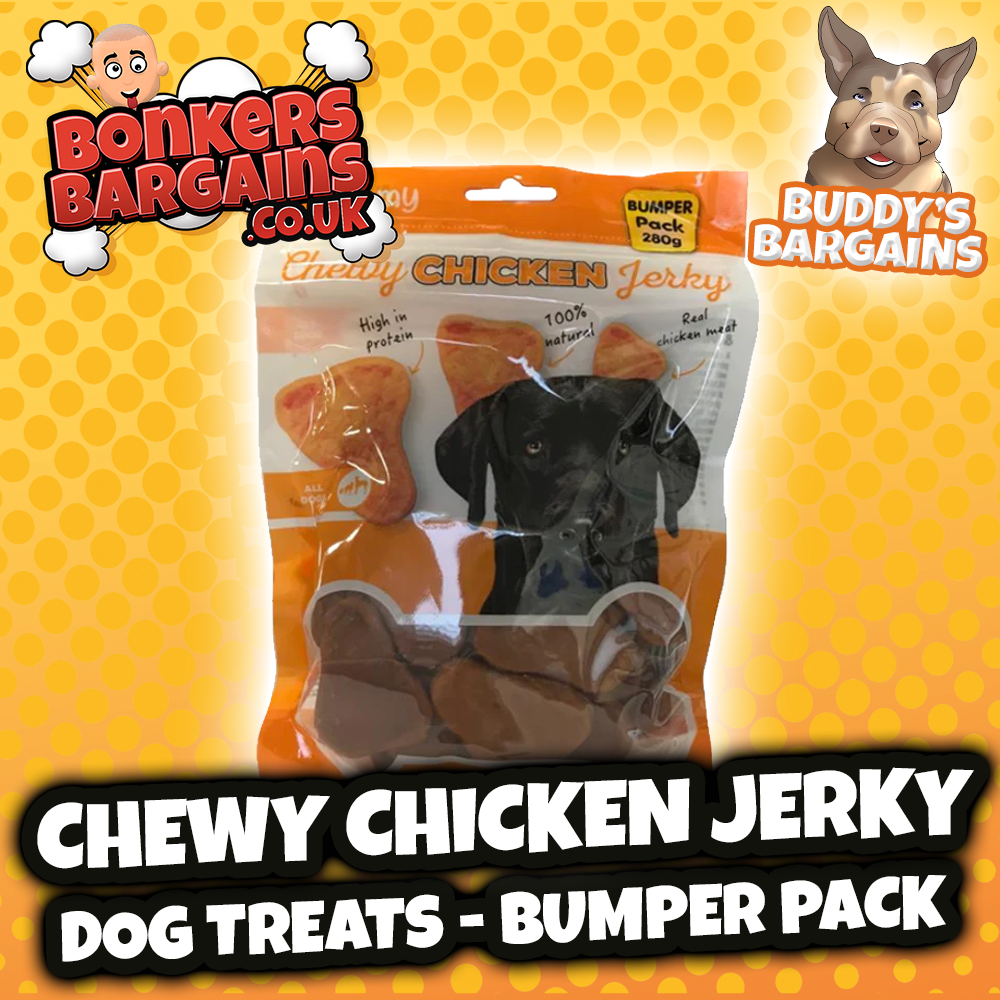 Pet Dog Treats Chewy Chicken Jerky 100g 77855 (Parcel Rate)