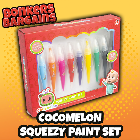 Cocomelon - Squeezy Paint Set