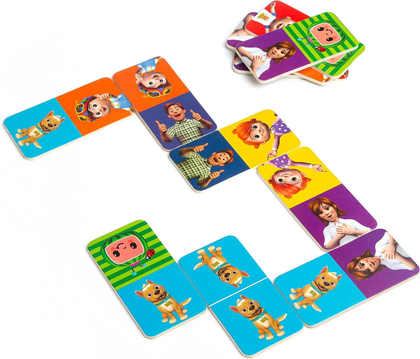 CoComelon Wooden Domino Puzzle