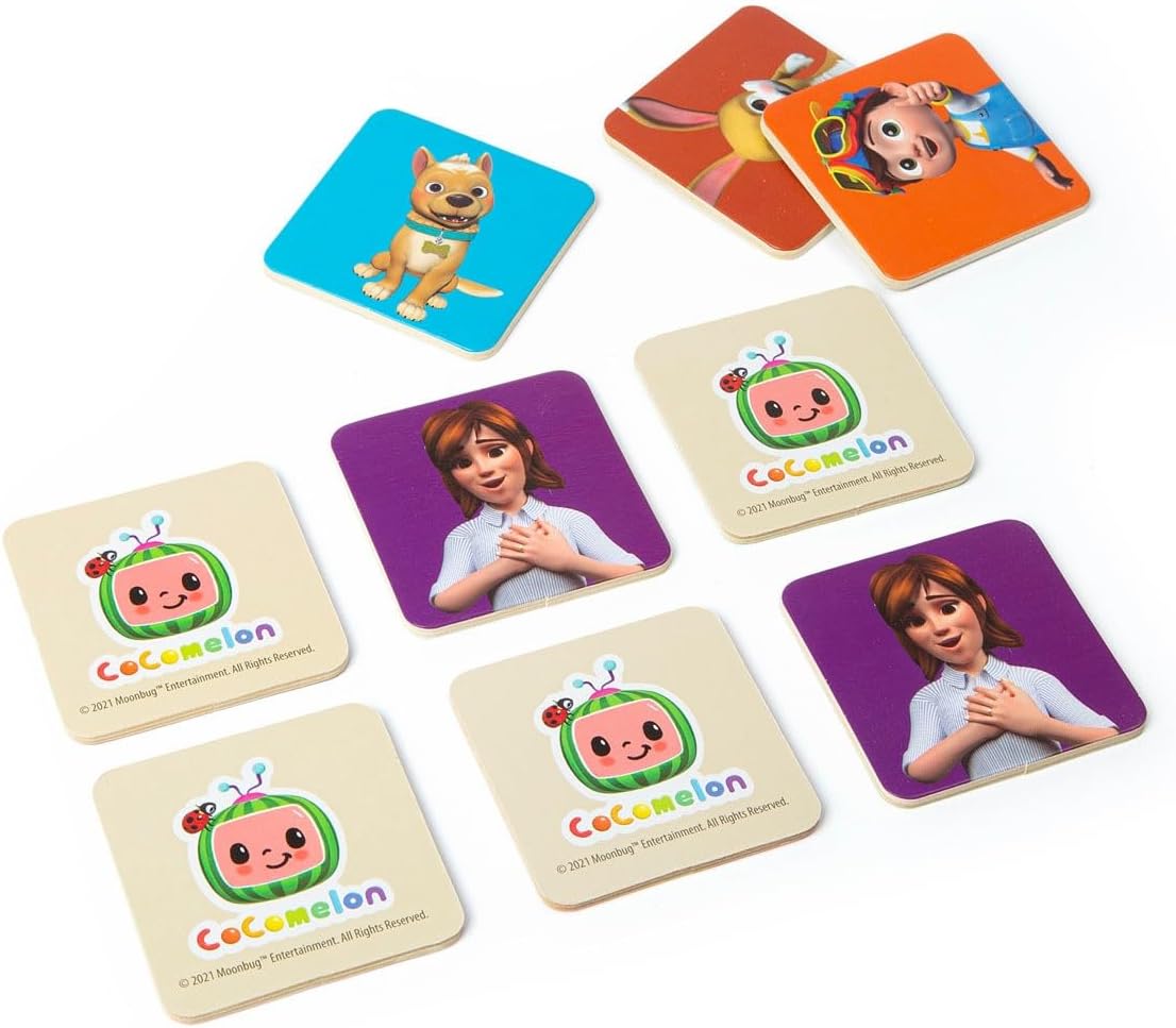CoComelon Wooden Memory Match Game