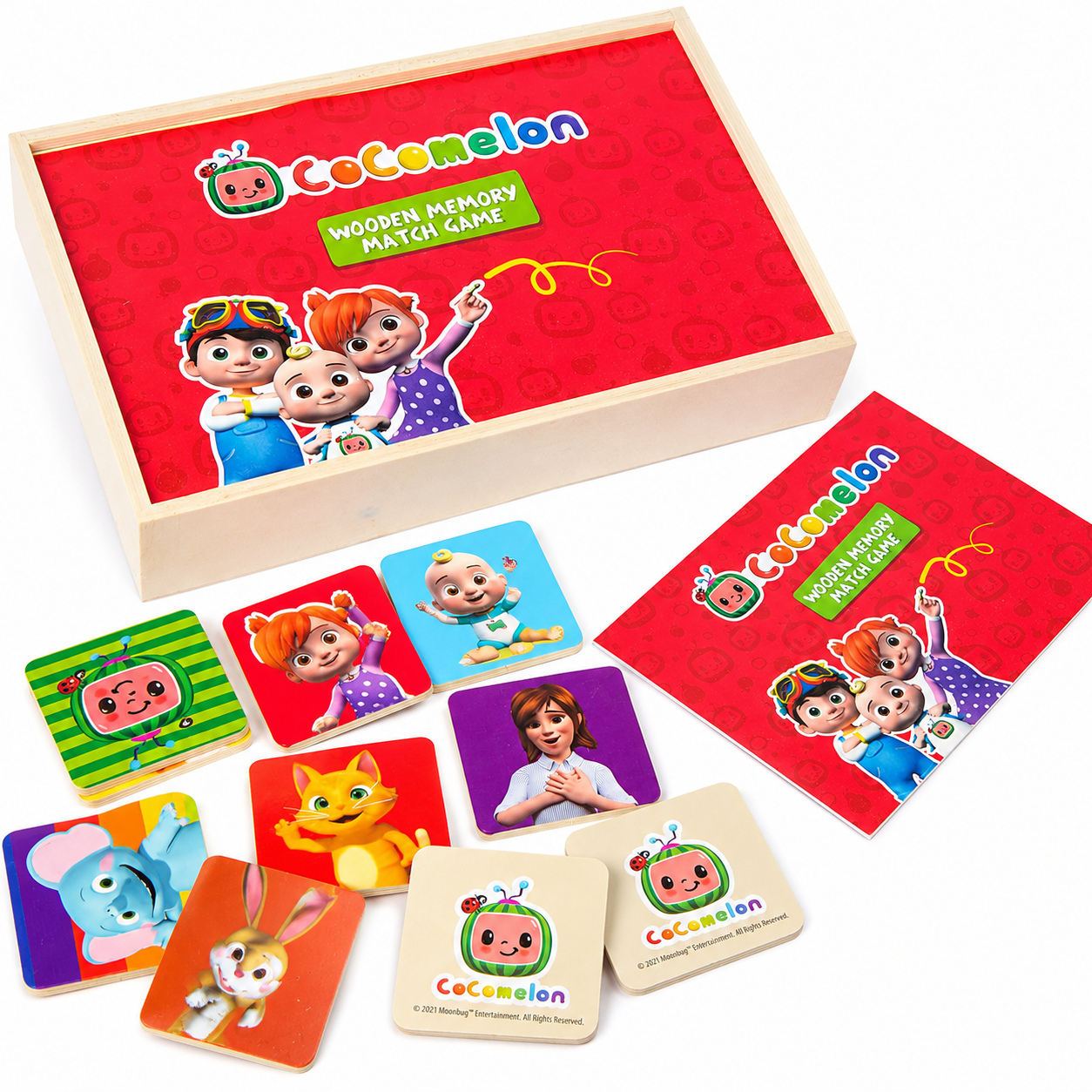 CoComelon Wooden Memory Match Game