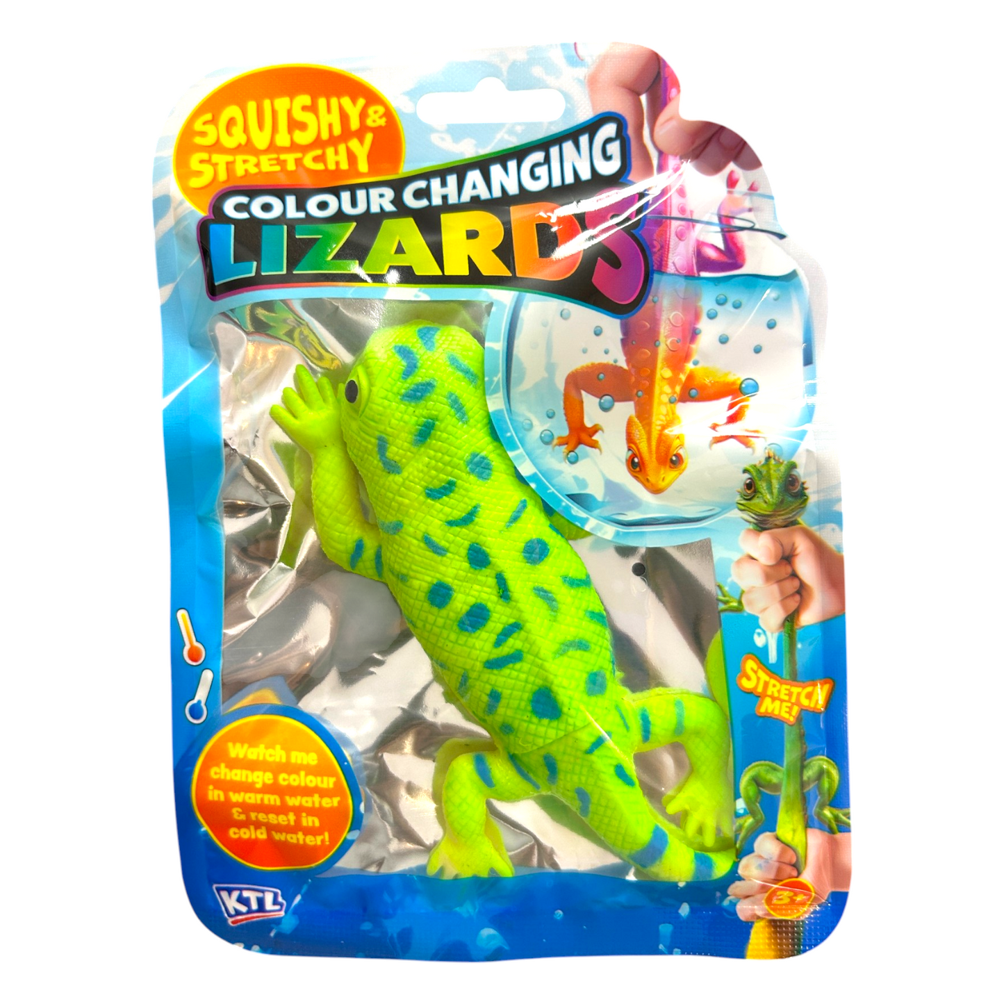 Colour Changing Lizards Squishy Sensory Fidget Toy - 4 to Collect