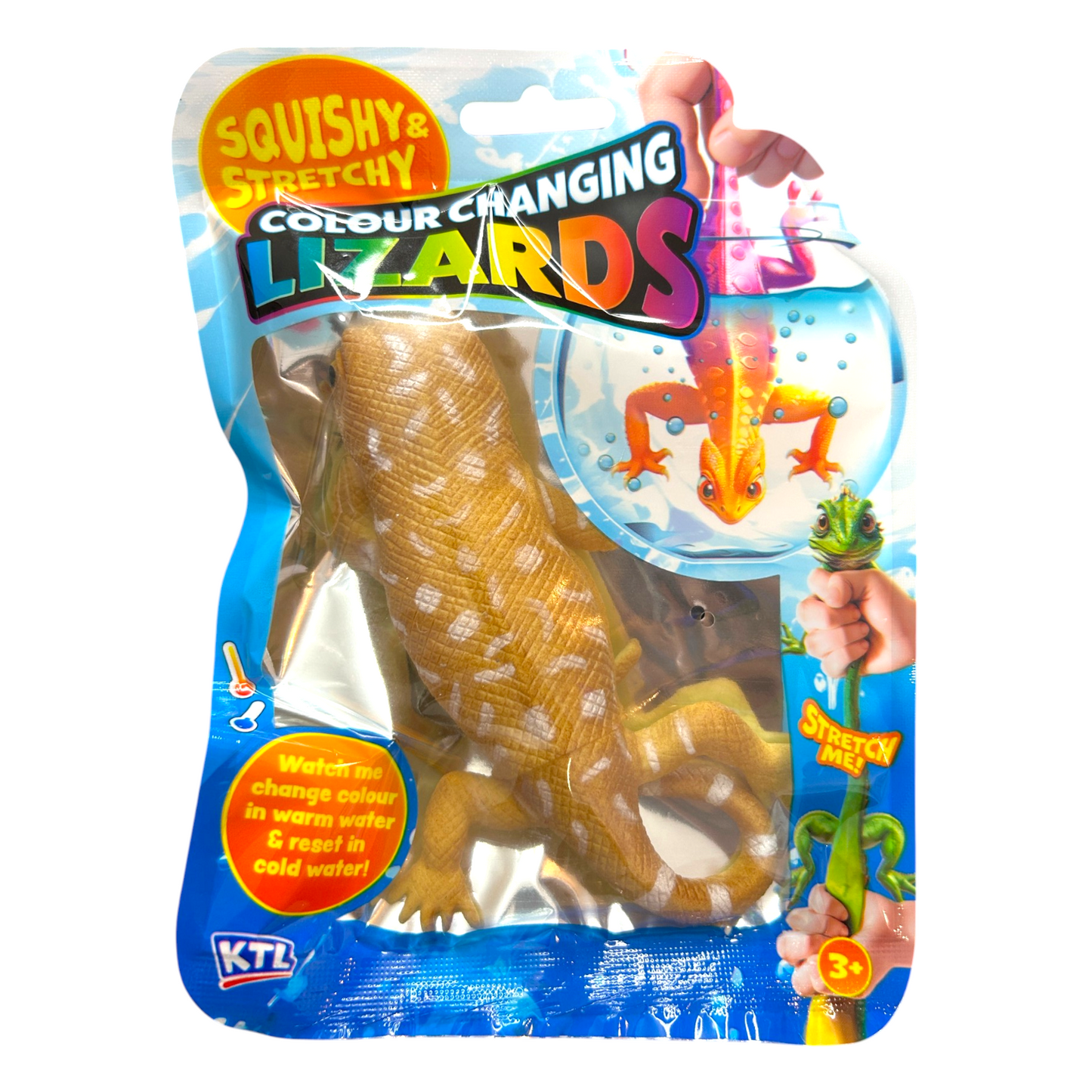 Colour Changing Lizards Squishy Sensory Fidget Toy - 4 to Collect