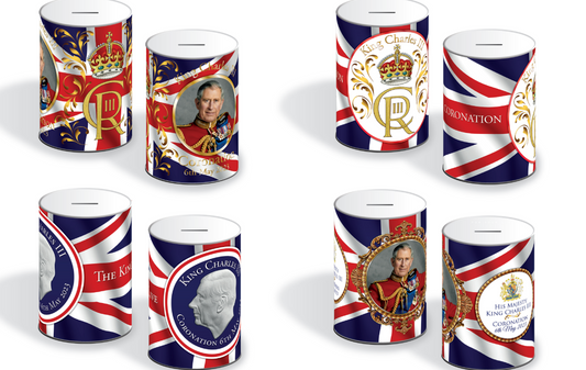 Coronation King Charles III Money Tin Small 100 x 150 mm COR001 A W50