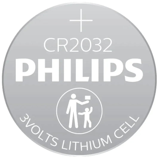 Philips Lithium Coin Battery 3V CR2032 x5 PHICR2032B5 A