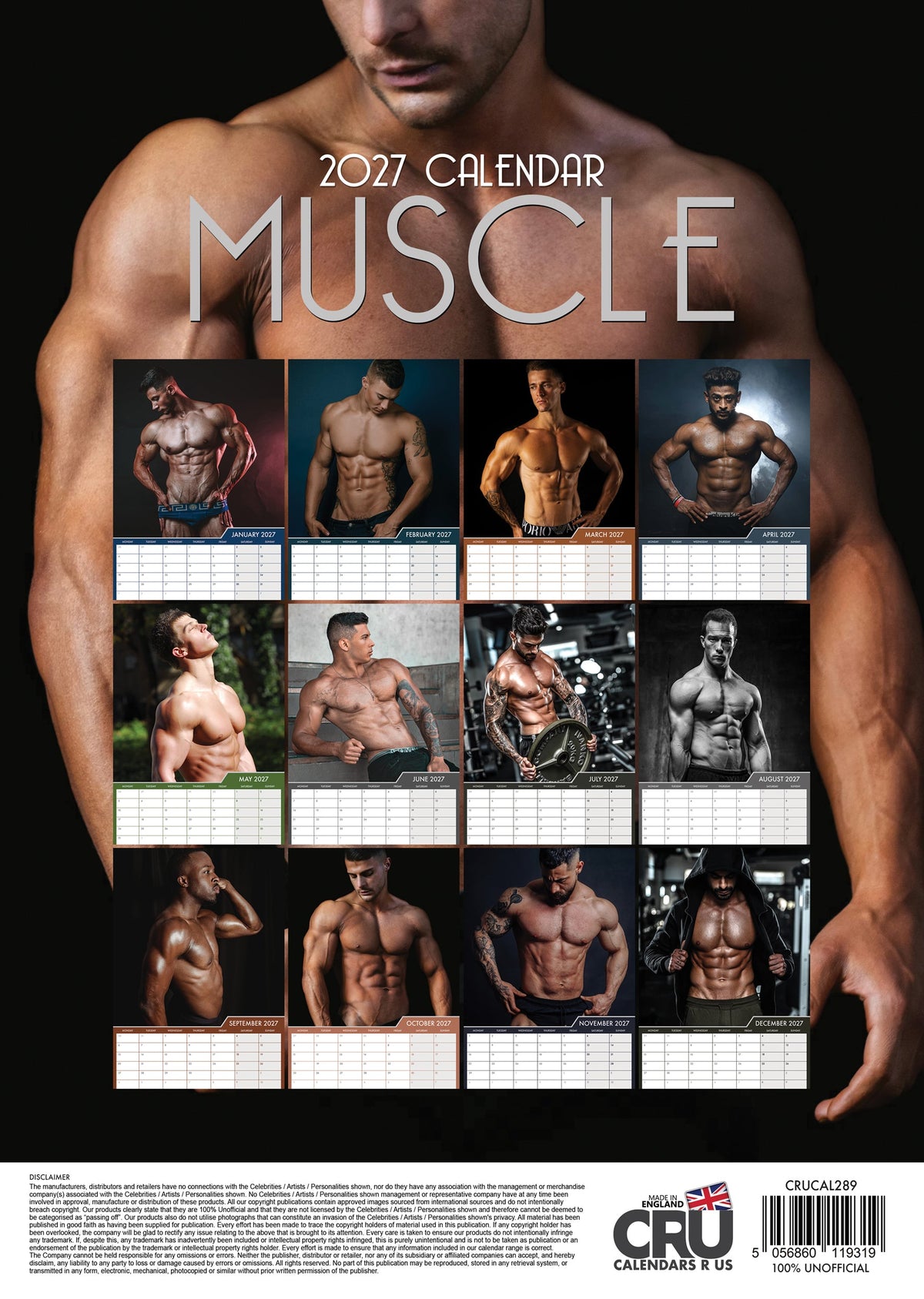 Muscle - A3 Calendar 2027
