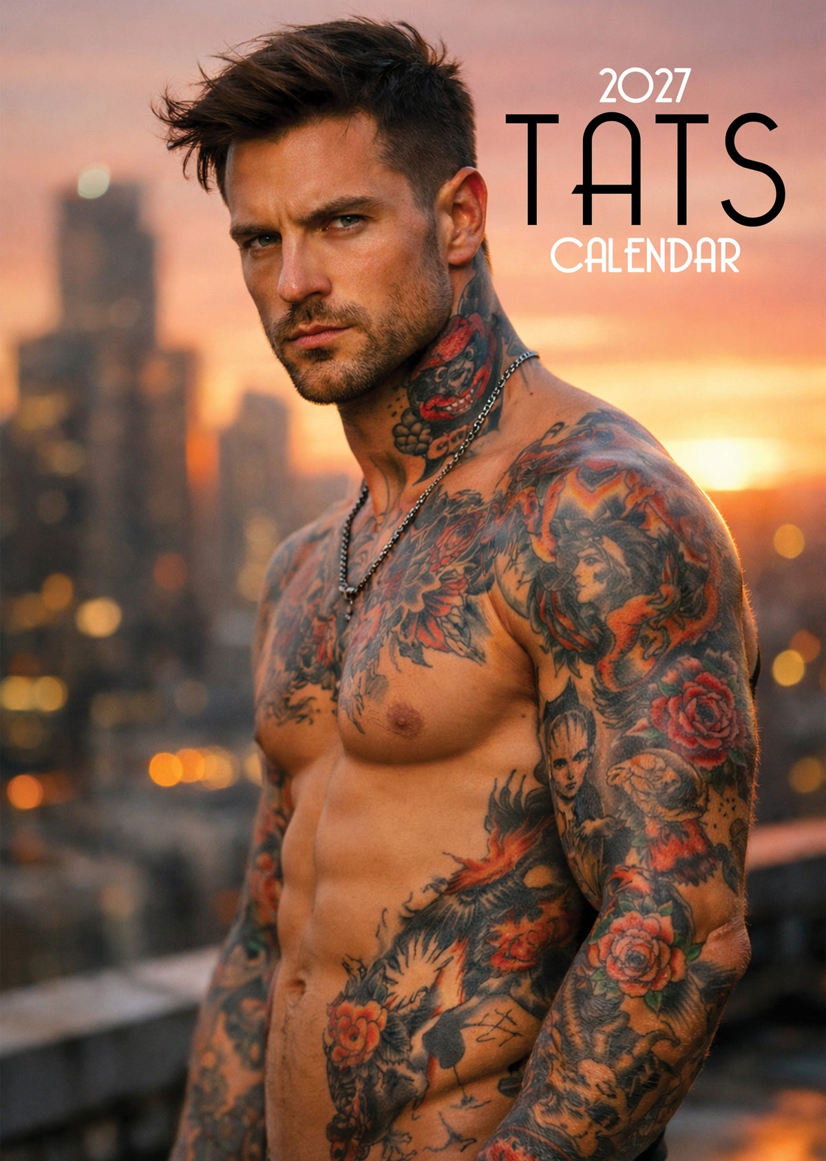 Tattooed Men - A3 Calendar 2027
