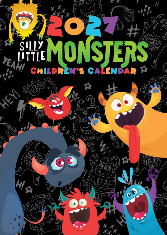 Silly Little Monsters - A3 Calendar 2027