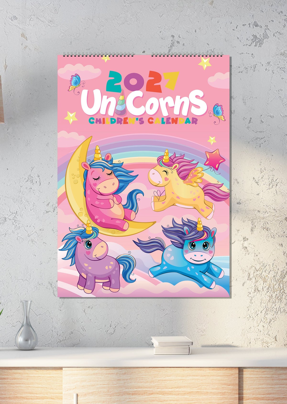 Unicorns - A3 Calendar 2027