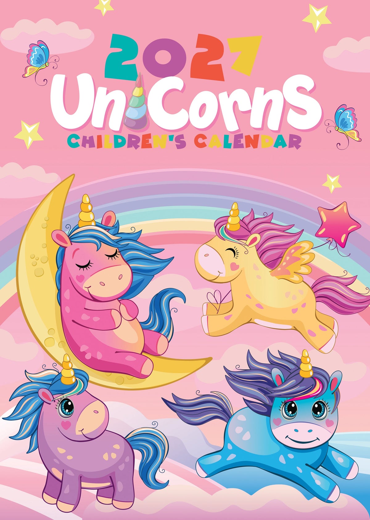 Unicorns - A3 Calendar 2027