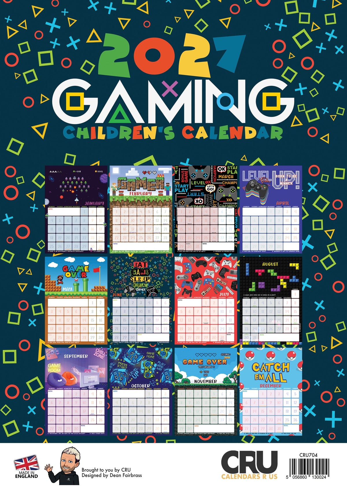 Gaming - A3 Calendar 2027