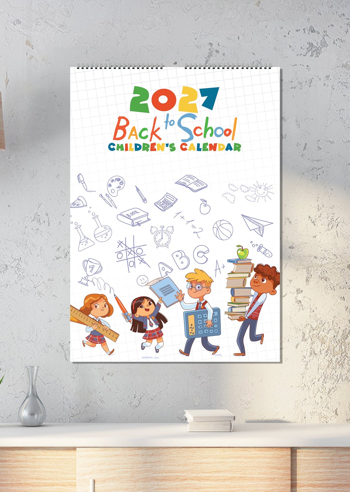 Back To School - A3 Calendar 2027