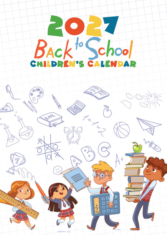 Back To School - A3 Calendar 2027