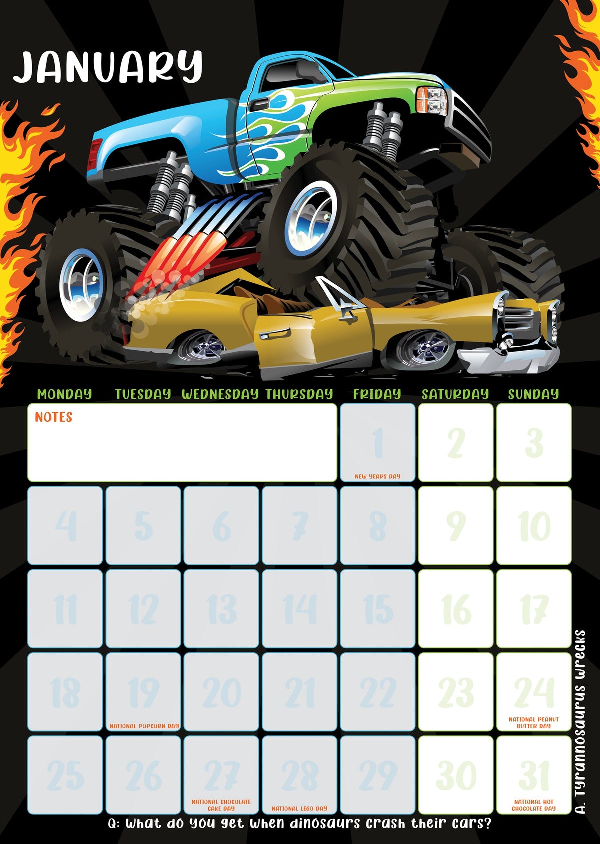 Max Speed - A3 Calendar 2027
