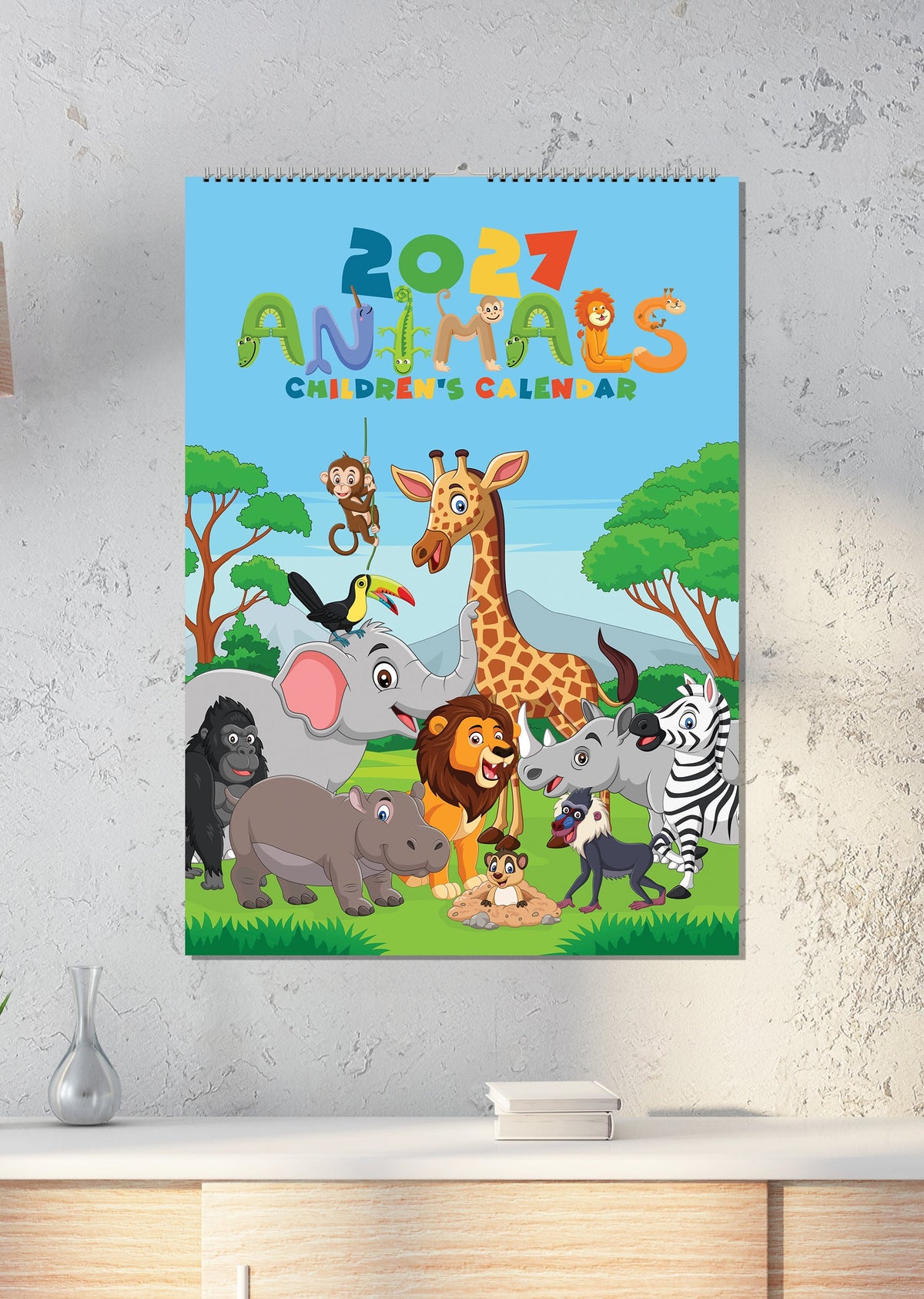 Animals - A3 Calendar 2027