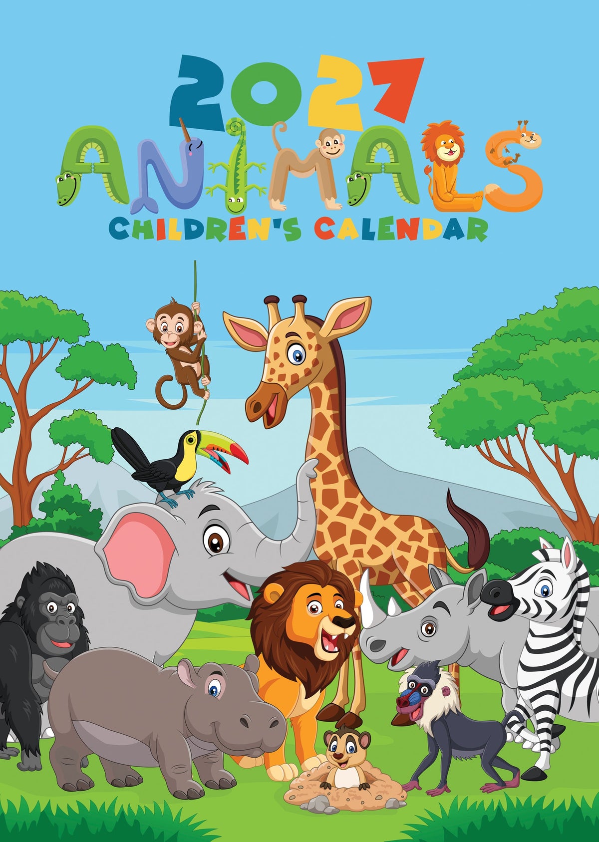 Animals - A3 Calendar 2027