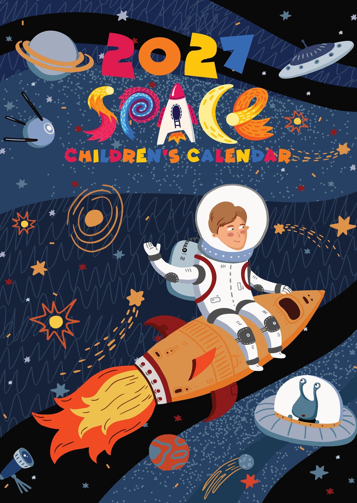 Space - A3 Calendar 2027