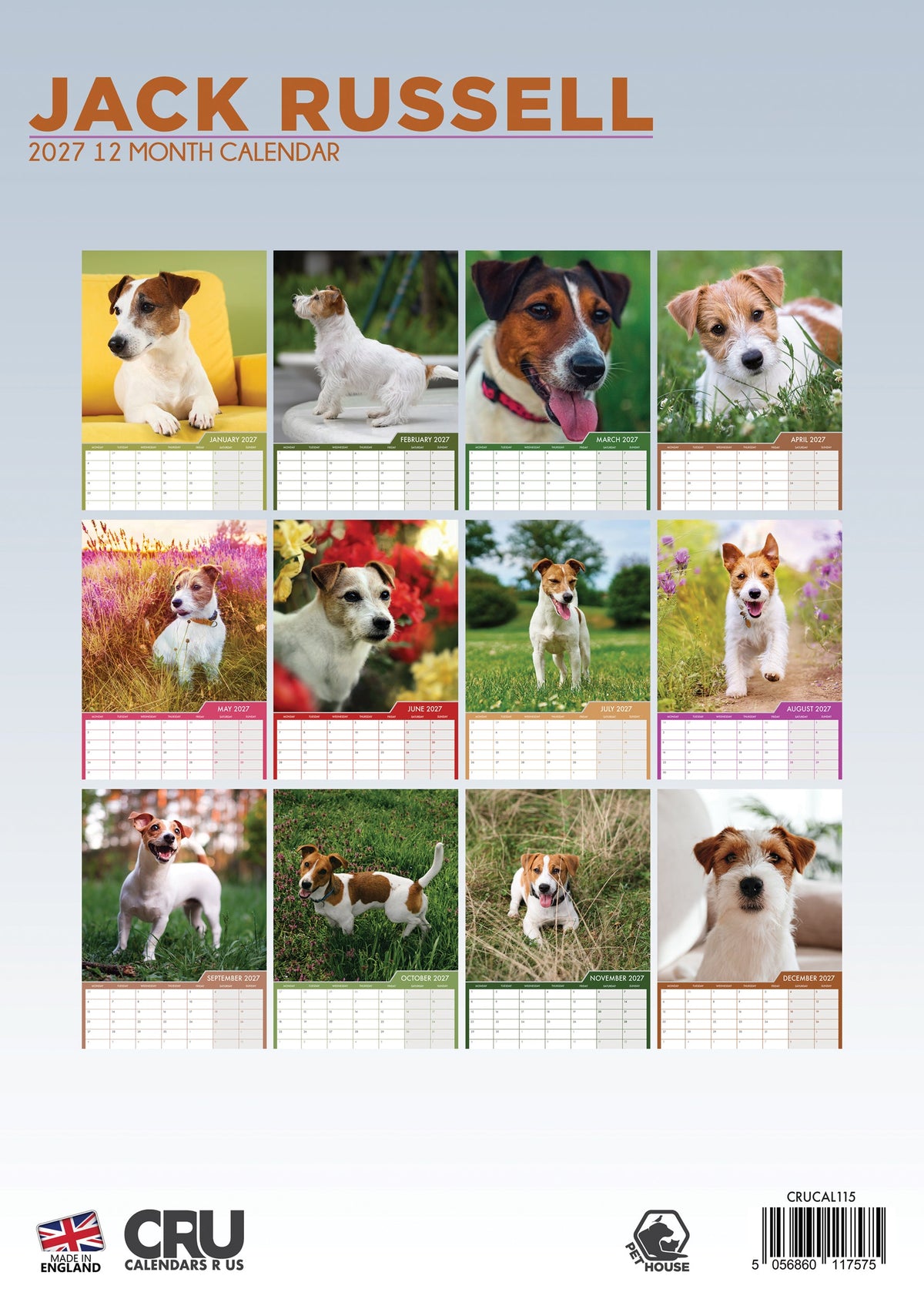 Jack Russell - Calendar 2027