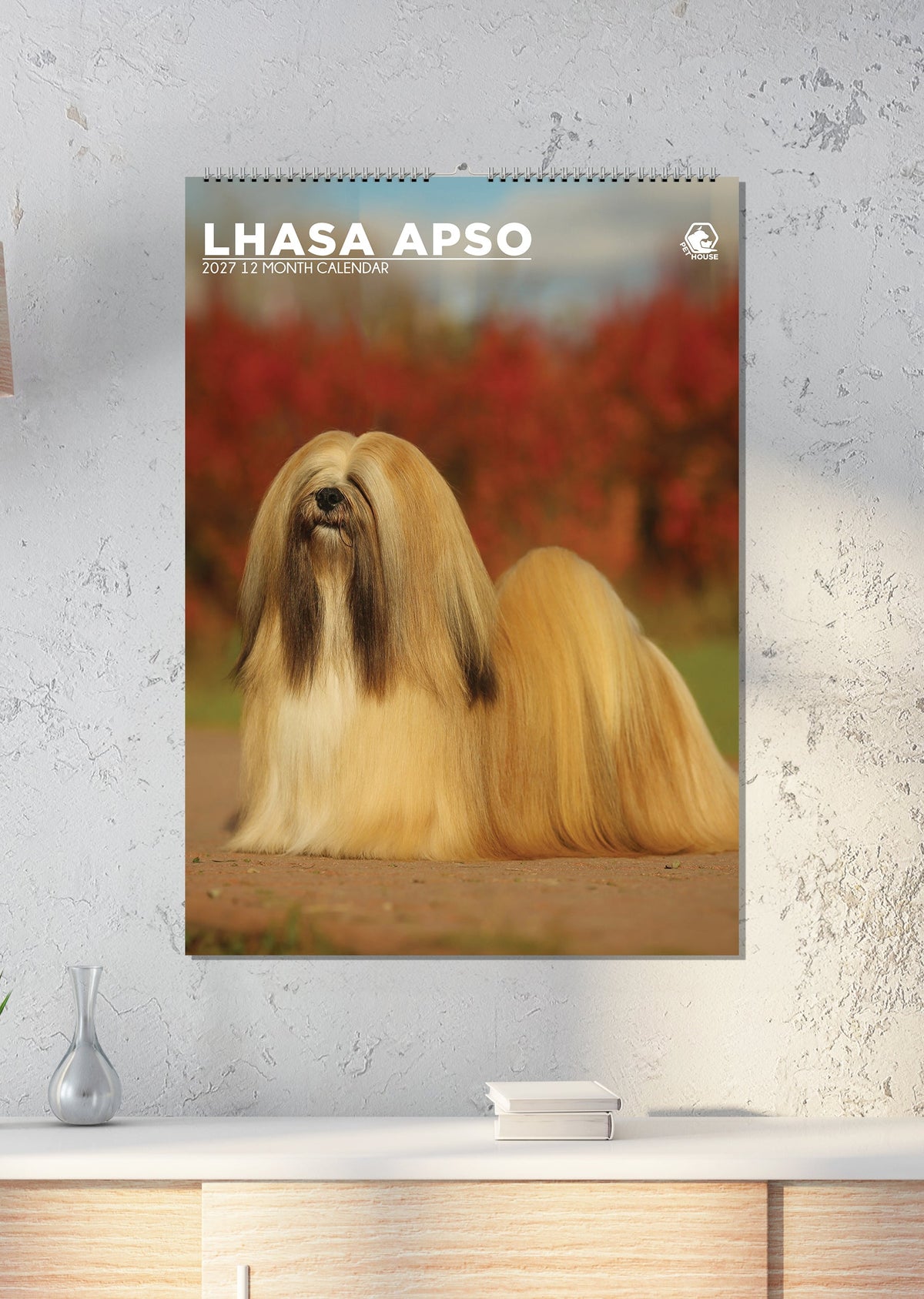 Lhasa Apso - A3 Calendar 2027