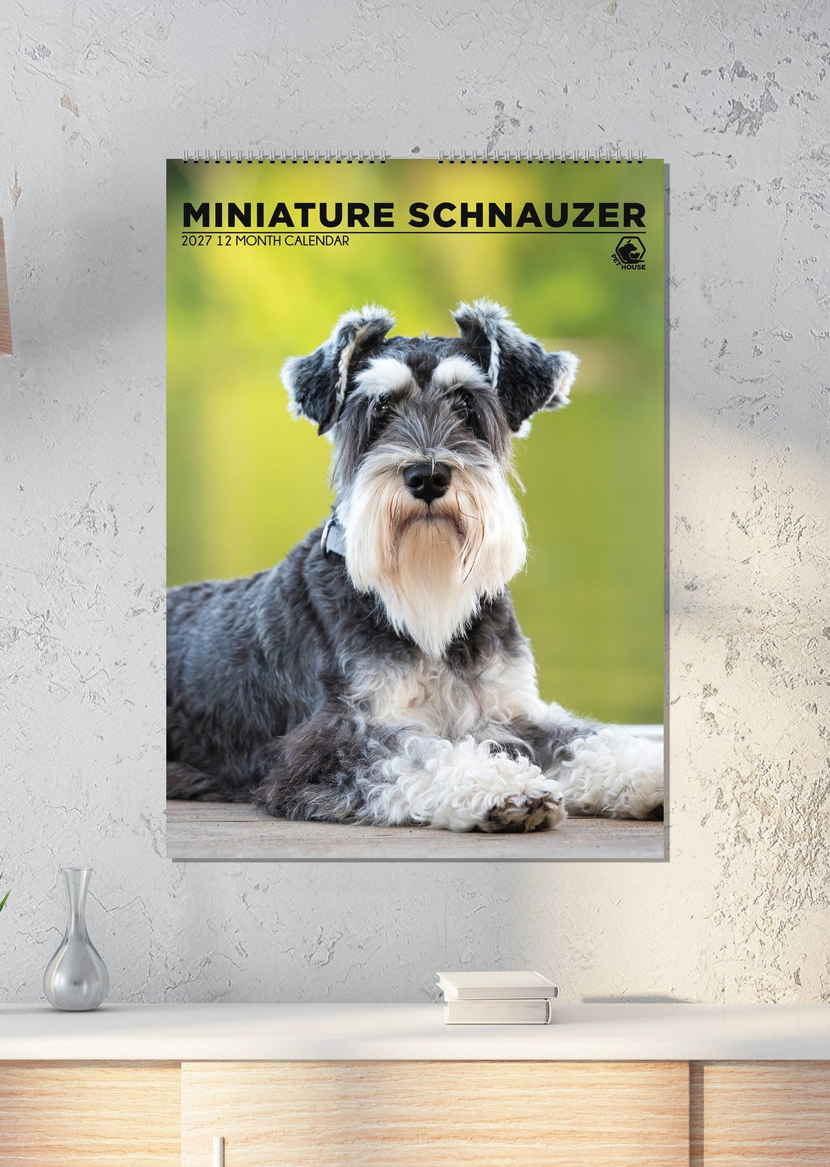 Miniature Schnauzer - A3 Calendar 2027