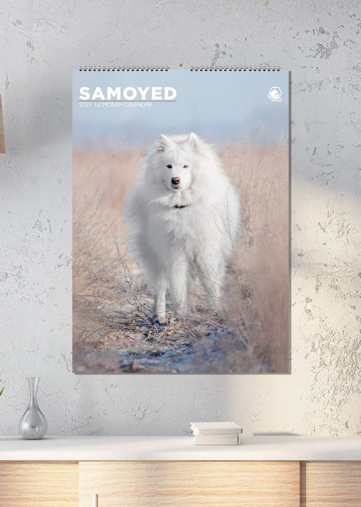 Samoyed - A3 Calendar 2027