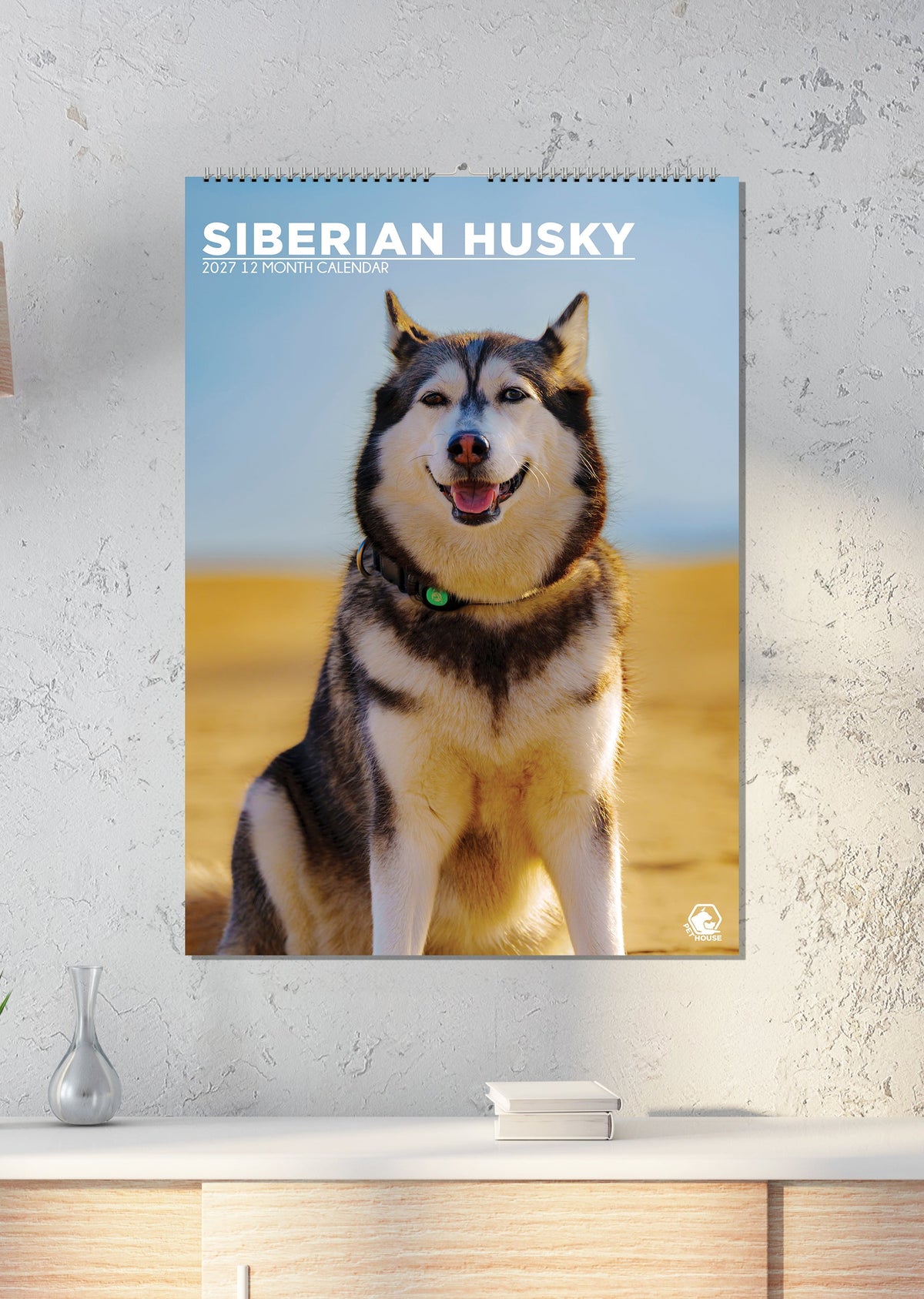 Siberian Husky - A3 Calendar 2027