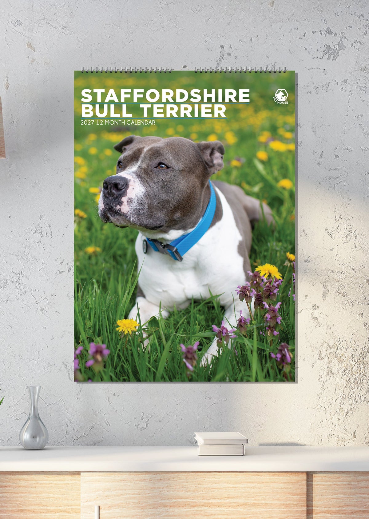 Staffordshire Bull Terrier - A3 Calendar 2027